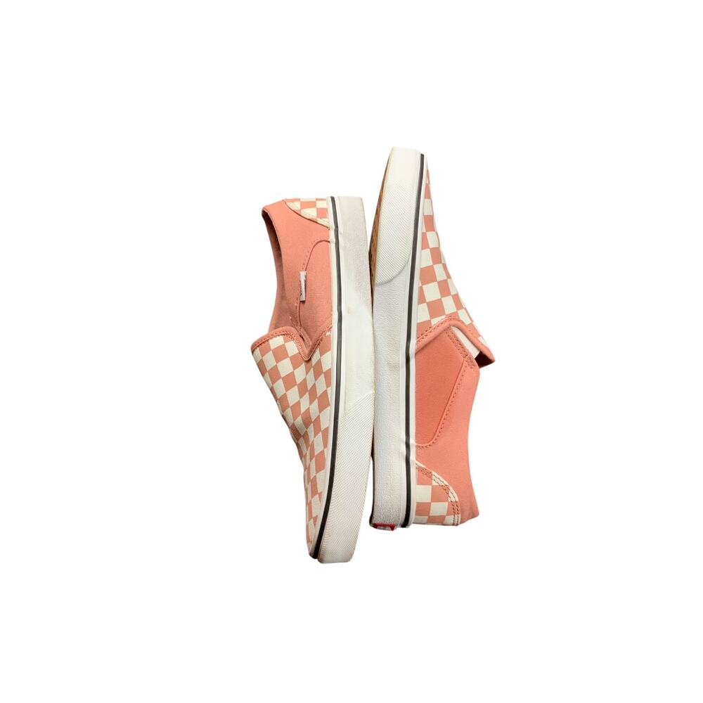 Vans Asher Slip On Checkerboard Rose Dawn White Women’s Size 10 w/ Box Skate - Picture 4 of 5